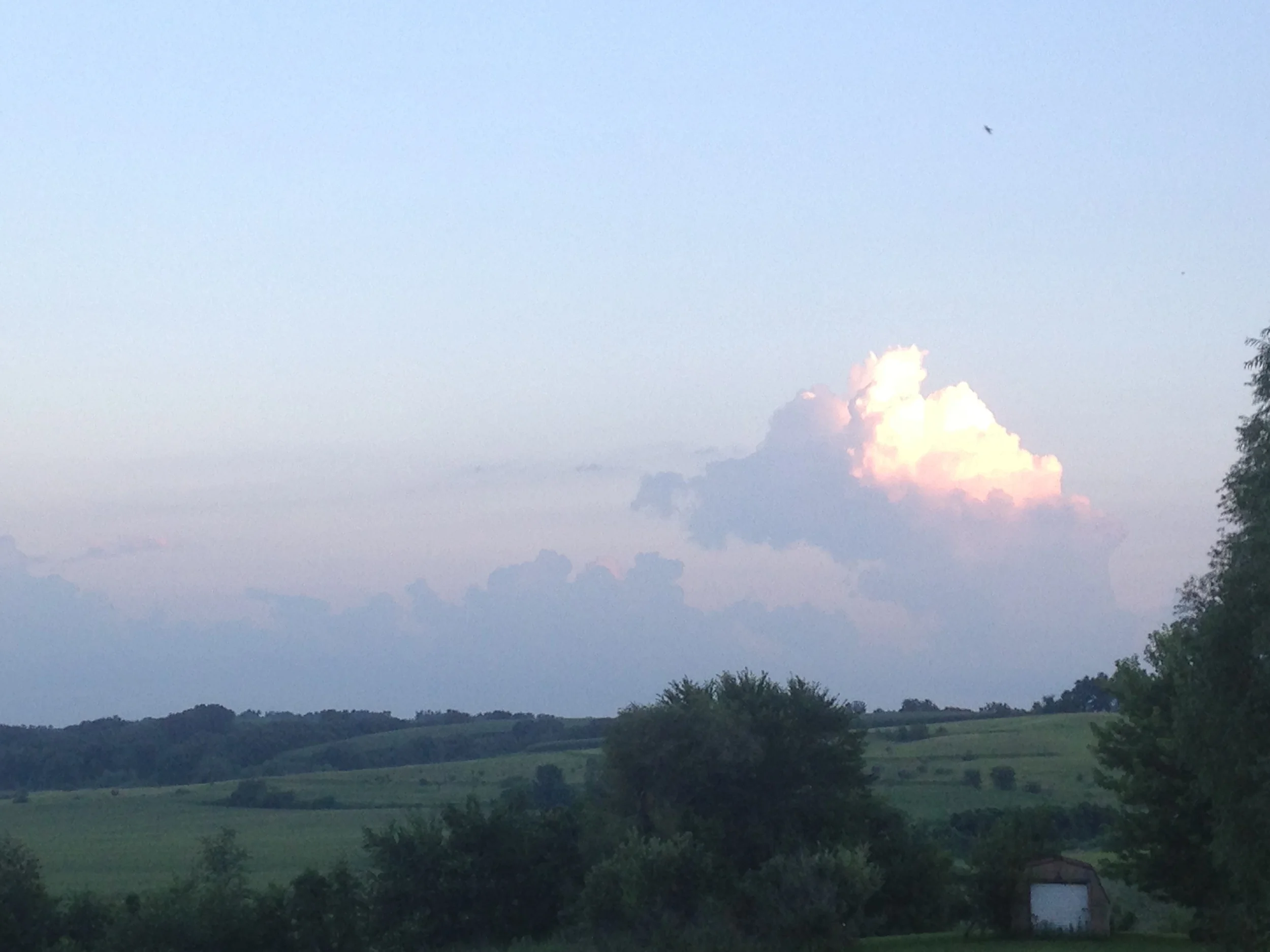 Storms in the distance...