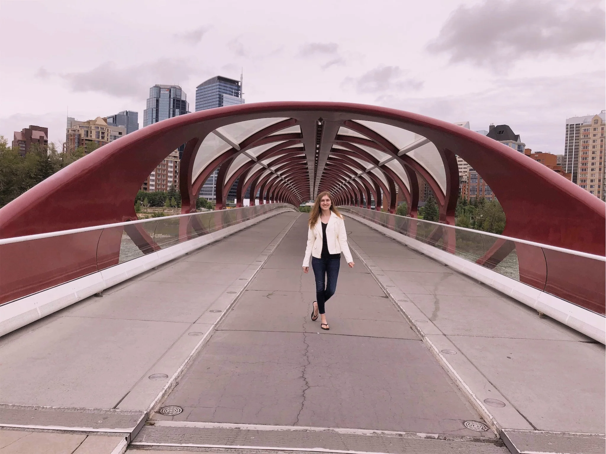 Ashlee on the Calgary Peace Bridge.jpg