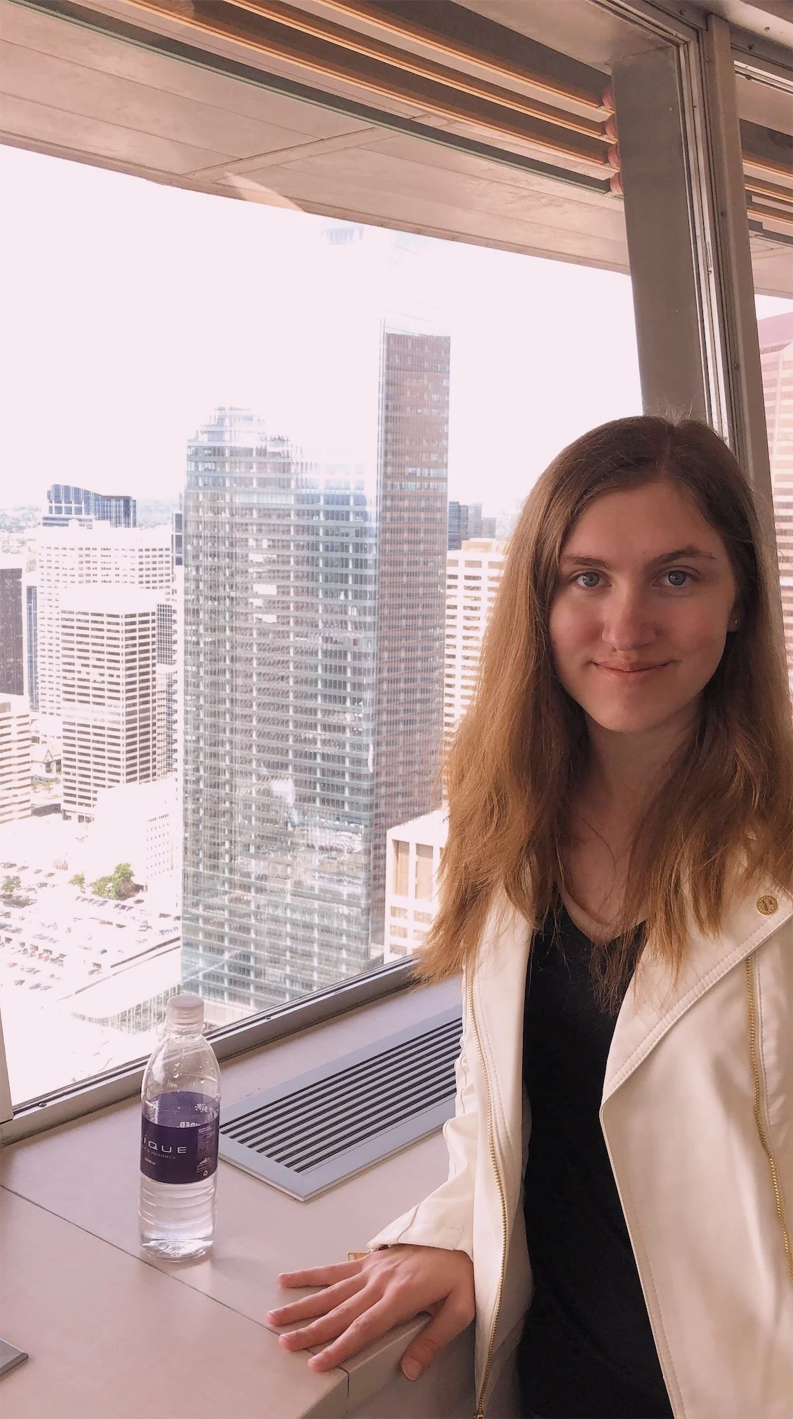 Ashlee in the Calgary Tower.jpg