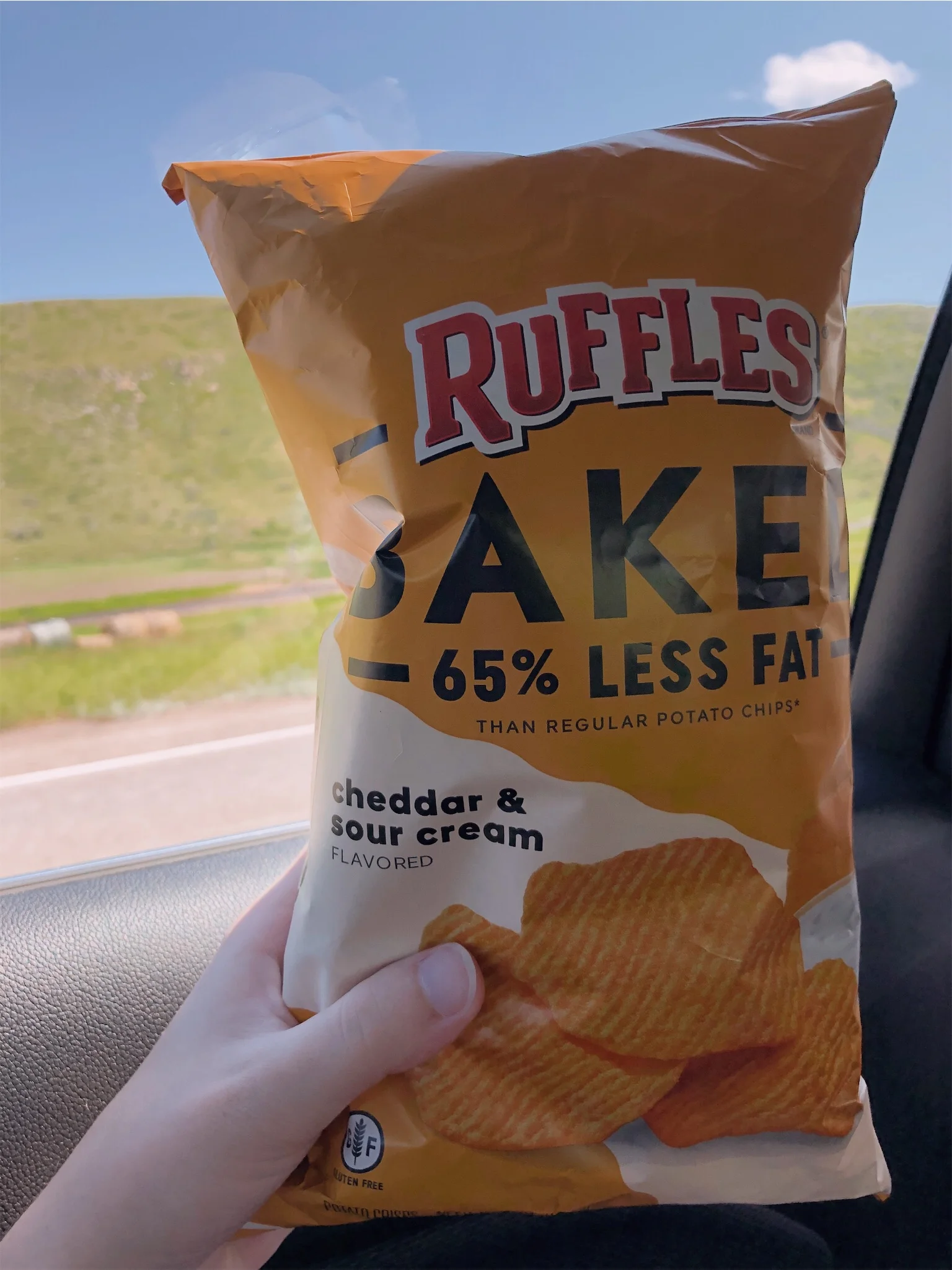 Ashlee eating chips in Montana.jpg