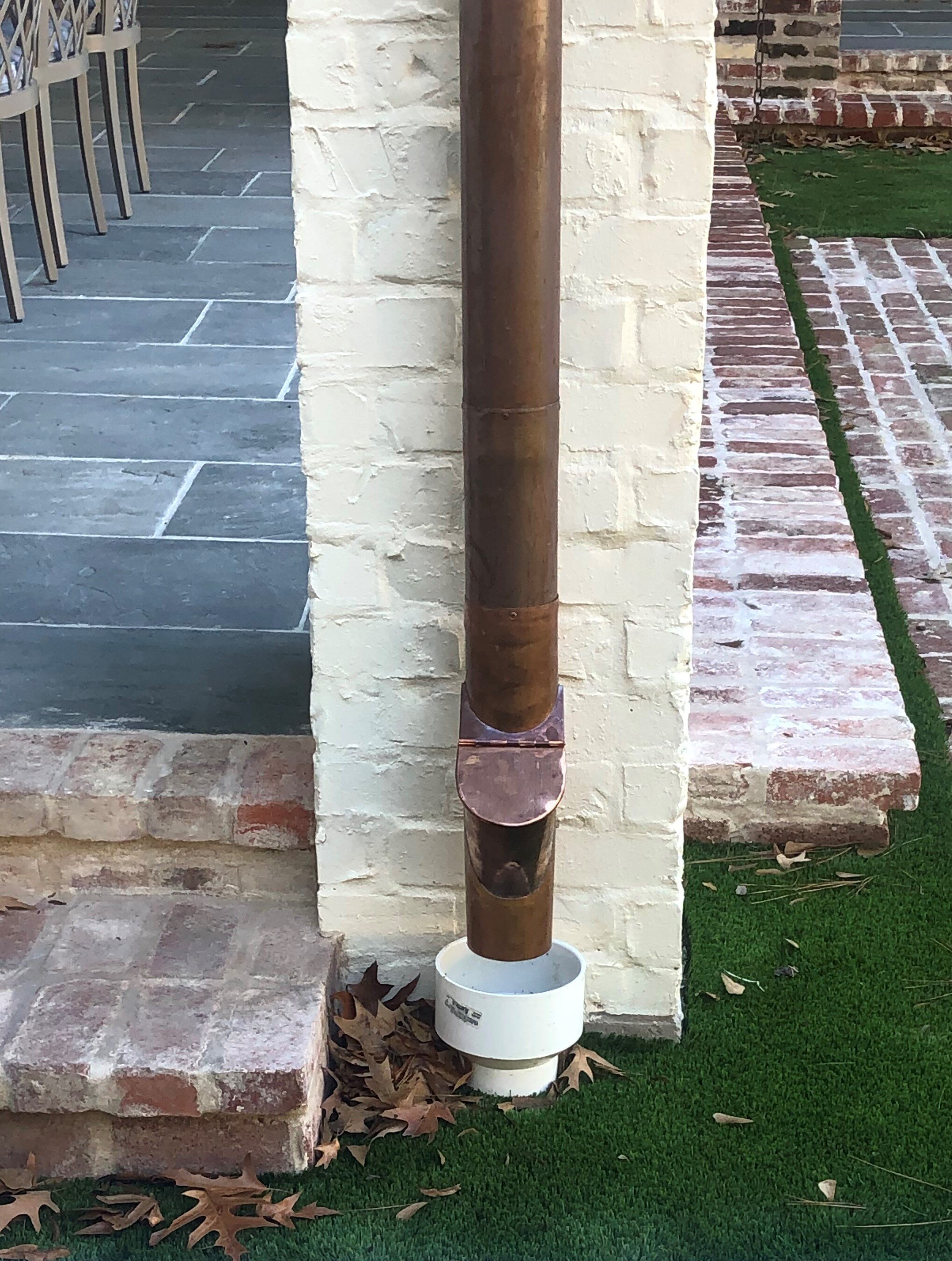 Copper Clean Out Round Downspout 2.JPG