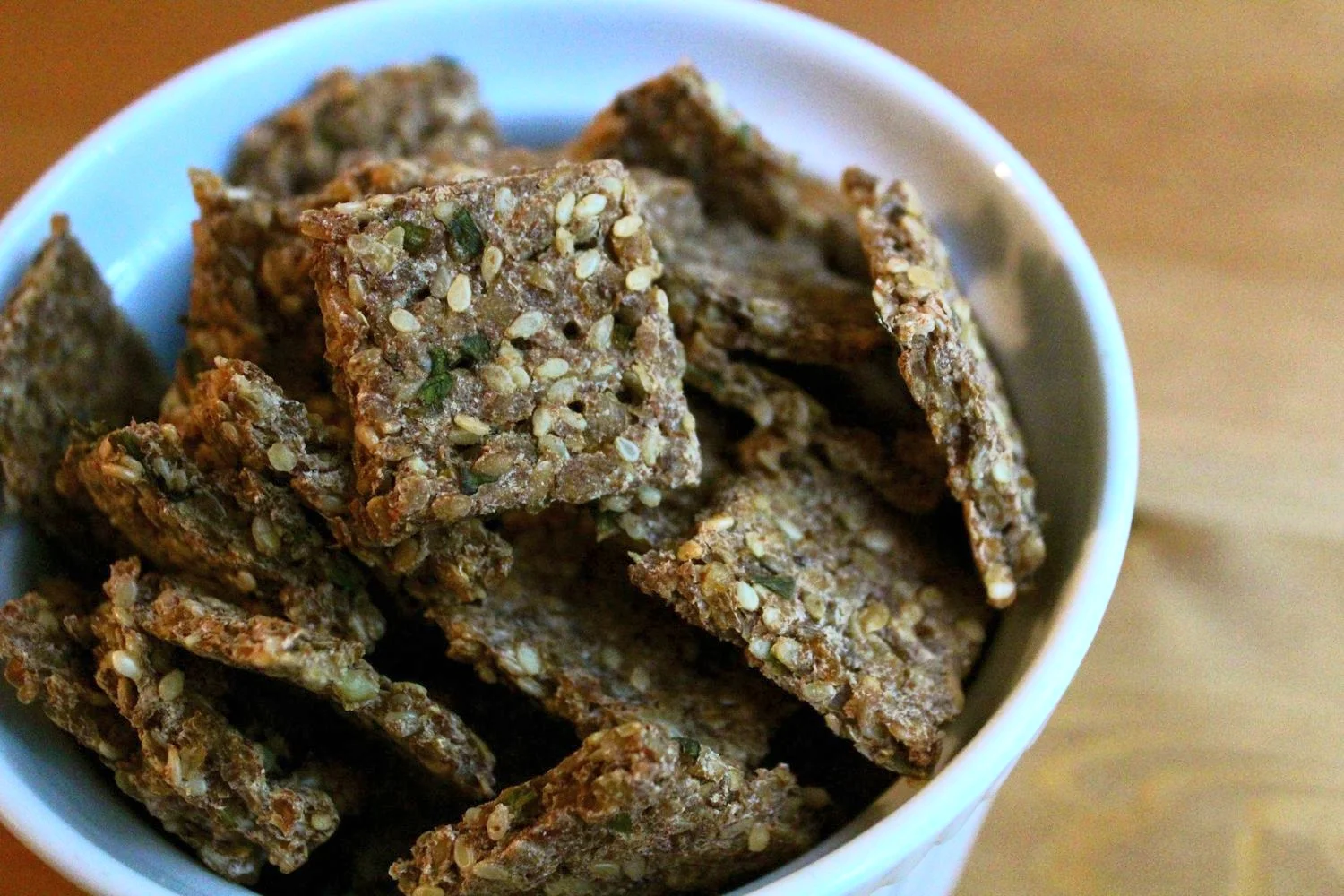 Almond Pulp Crackers