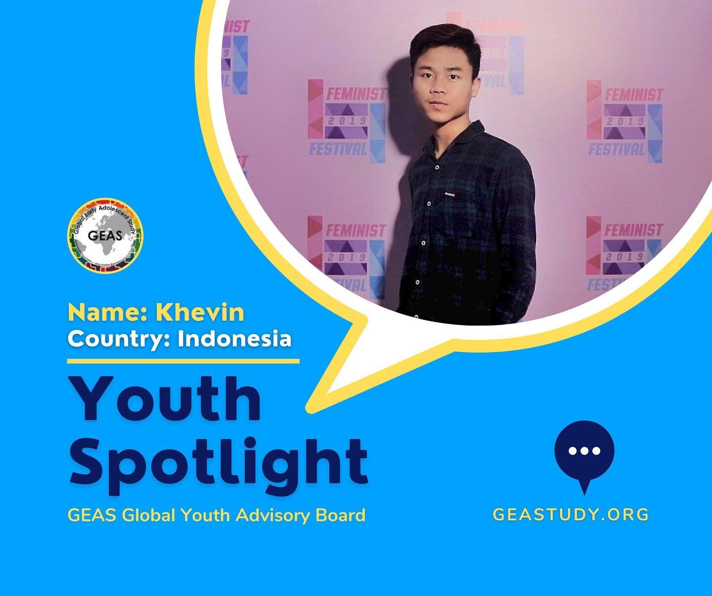 We spoke with Khevin (@khevinthtp), one of our Global Youth Advisory Board members from Indonesia, and asked him a few questions about why he wanted to join a youth board, who inspires him, and more.

Read youth news at GEAStudy.org 
LINK IN BIO

#yo