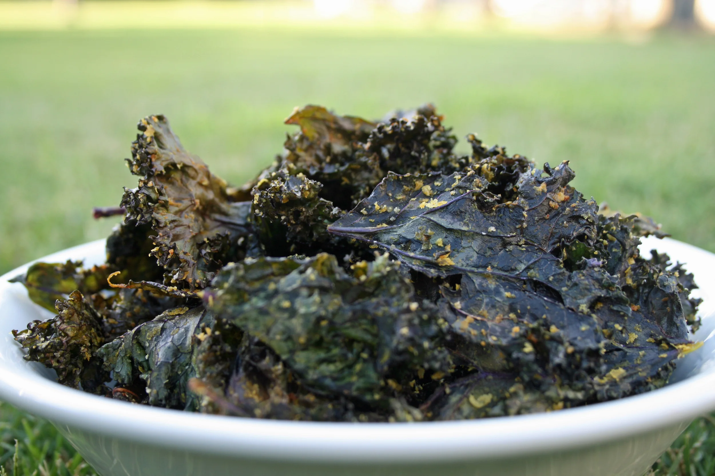 Crunchy Kale Chips (Gluten Free, Dairy Free, Nut Free, Grain Free, Paleo & Vegan)