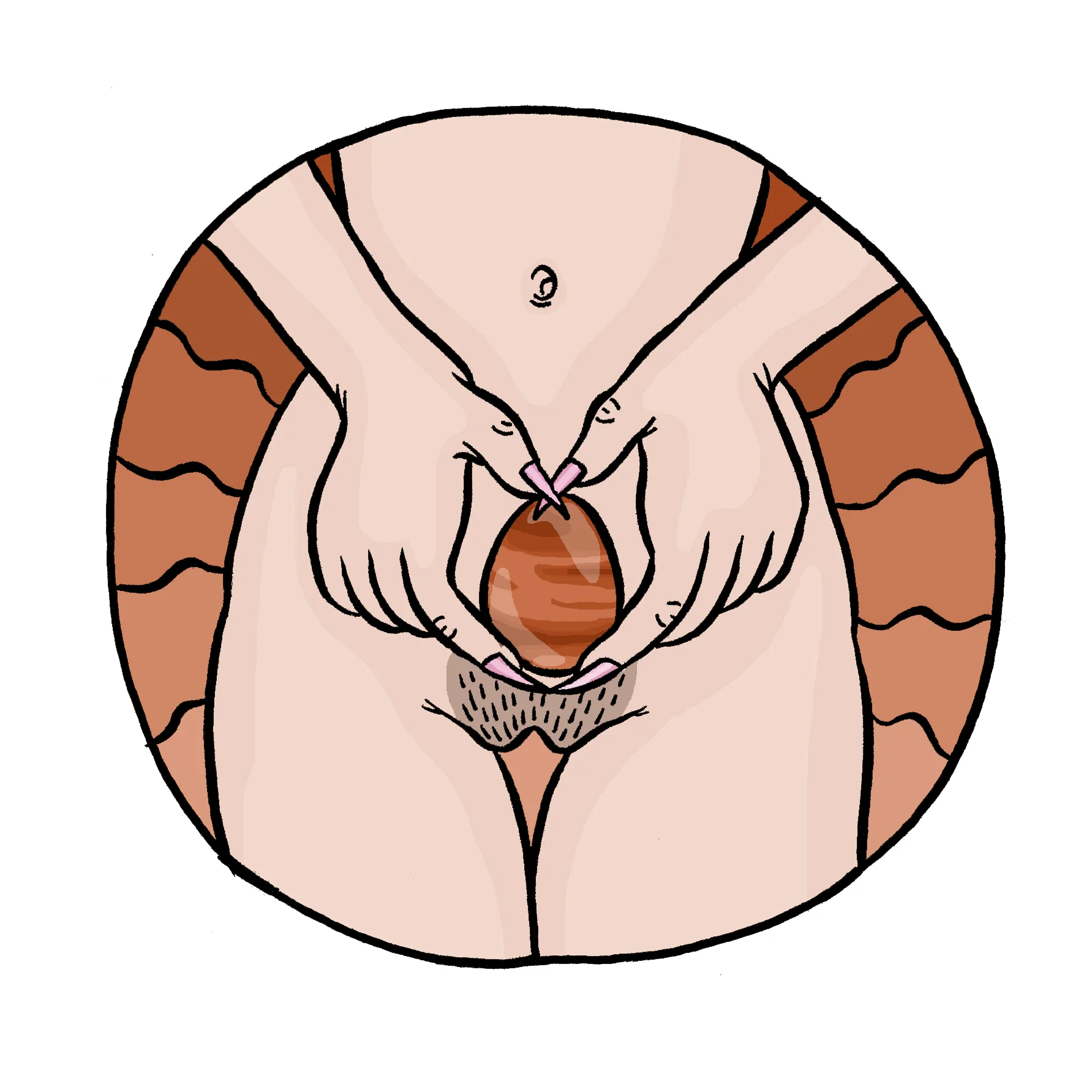 CARNELIAN EGG: FOR CHAKRUBS