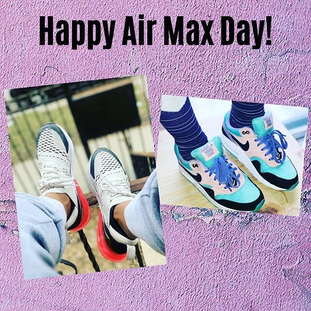 #happyairmaxday from the #kyndafly chicks! What Air Max y&rsquo;all rockin&rsquo; today? (From home of course 😉) @nikechicago #nike #airmaxday2020 #playinside #haveanikeday #kyndafly #LifeFueledByFashion