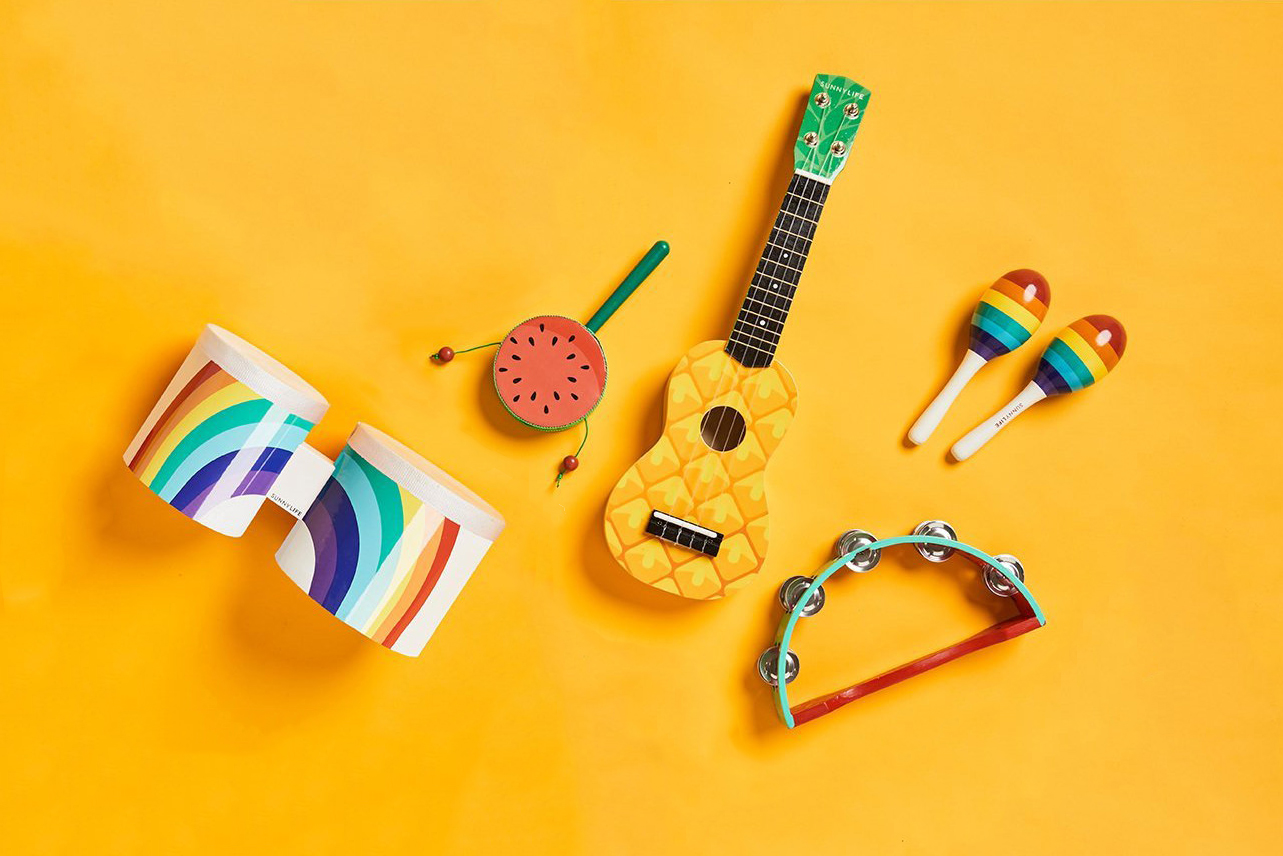 sunnylife-music-photo-booth-prop-kit-hire-for-event-rainbow-strawberry-pineapple-bongo-drums-ukulele-shakers-Tambourine-props-fun-colourful.jpg