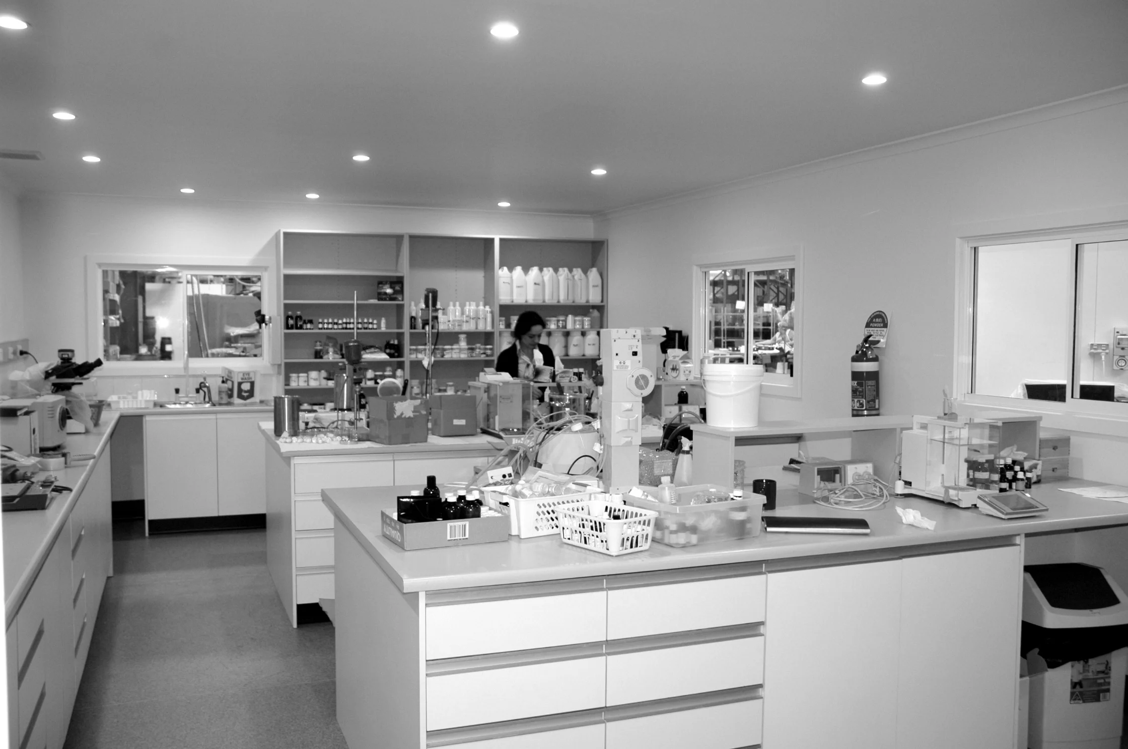 One of 3 laboratories