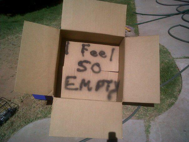 Anthropomorphizing shipping supplies. c. 2010