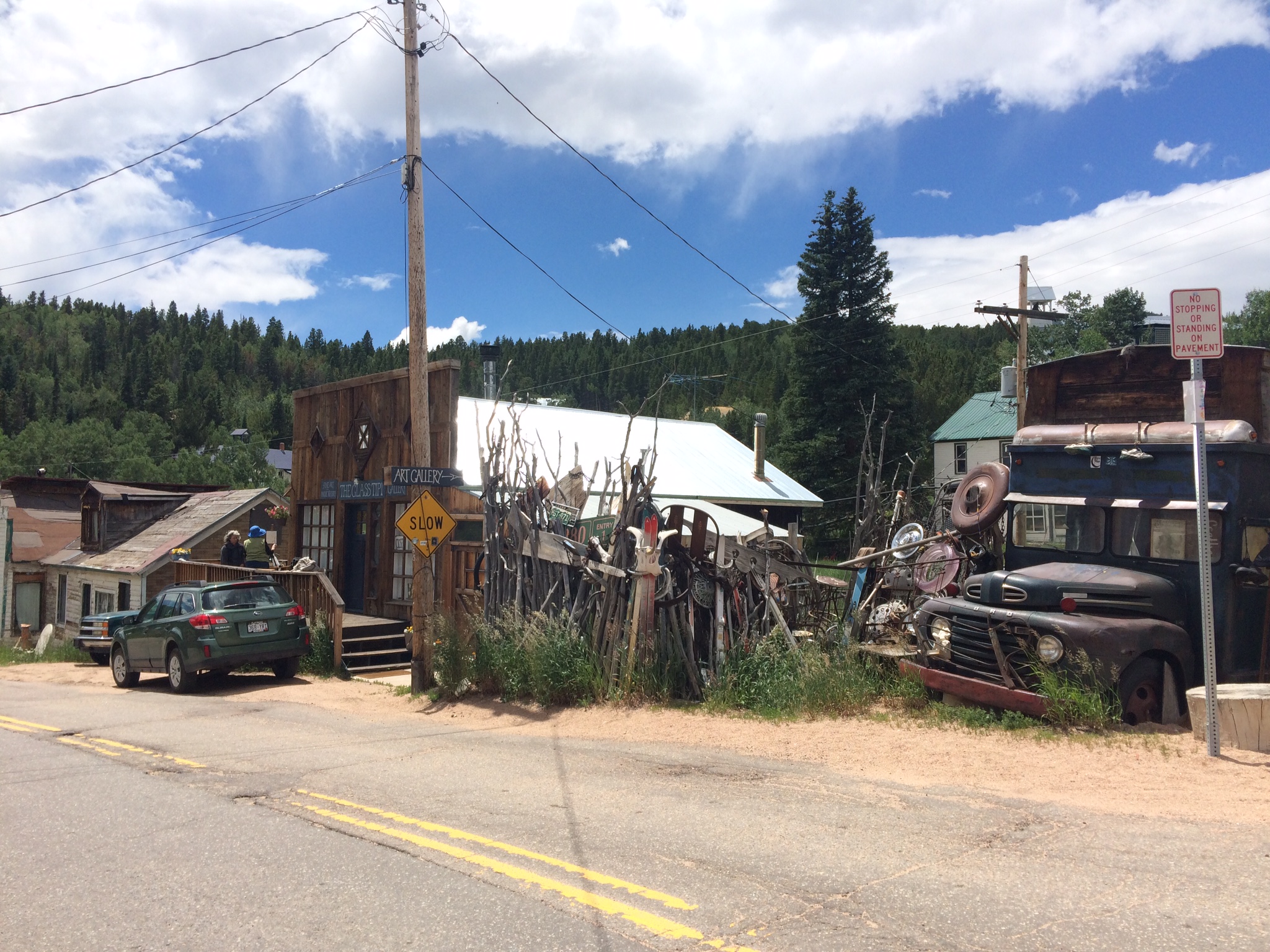  Rode through the weirdest town in Boulder County,&nbsp;Ward. 
