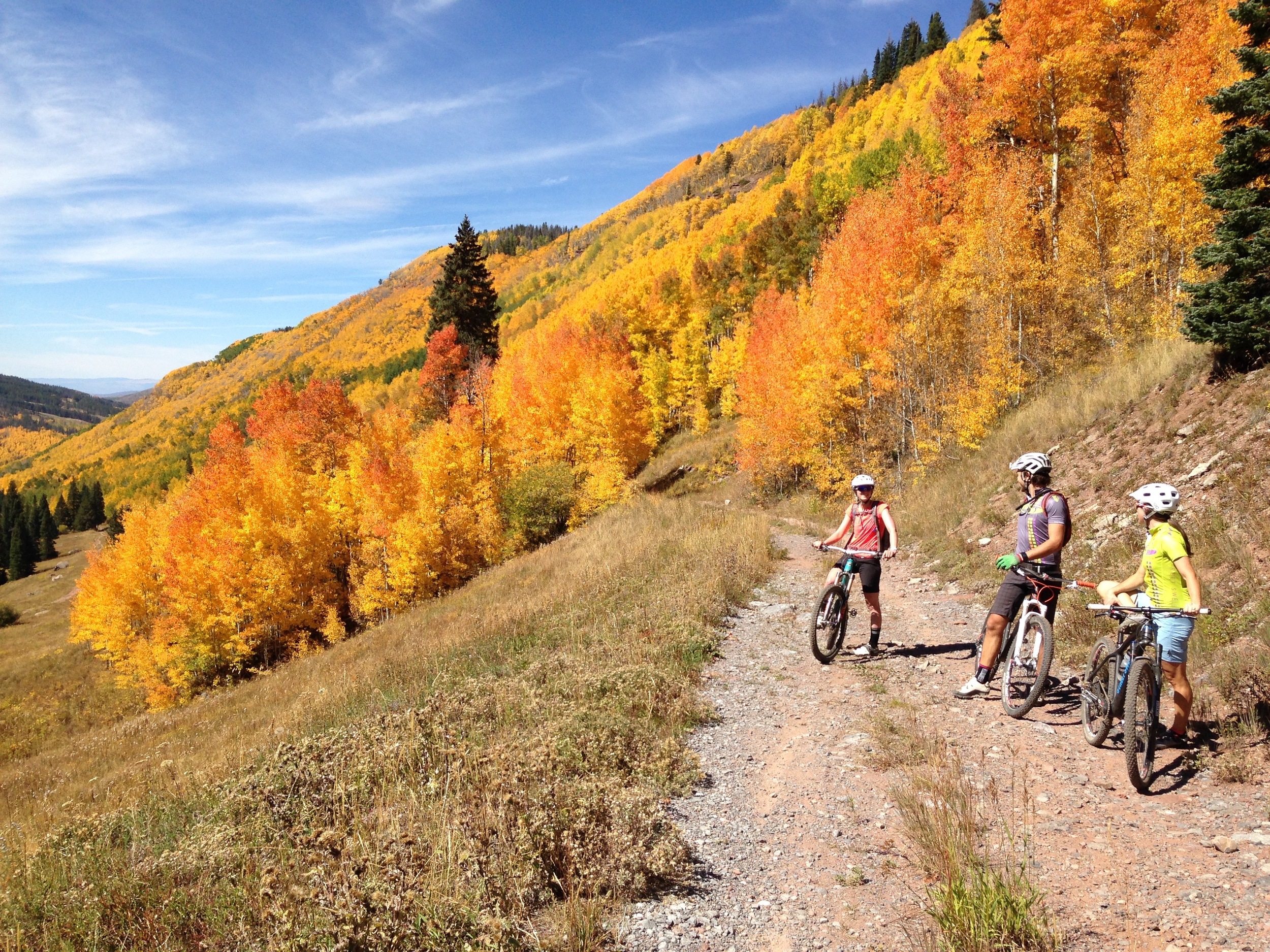  Far back behind Vail Resort with the Ellefsons'. 