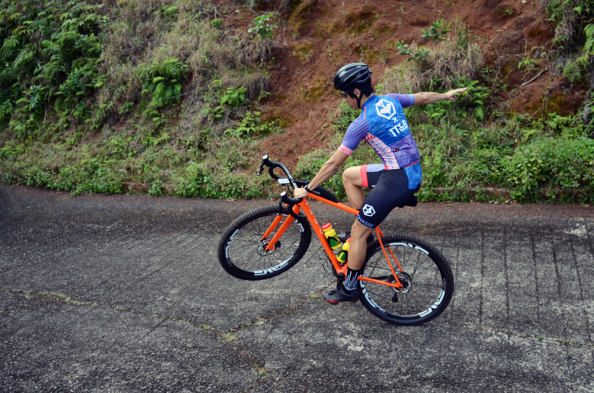 Matt Leo and his finished build. Photo: Jeremy Pang