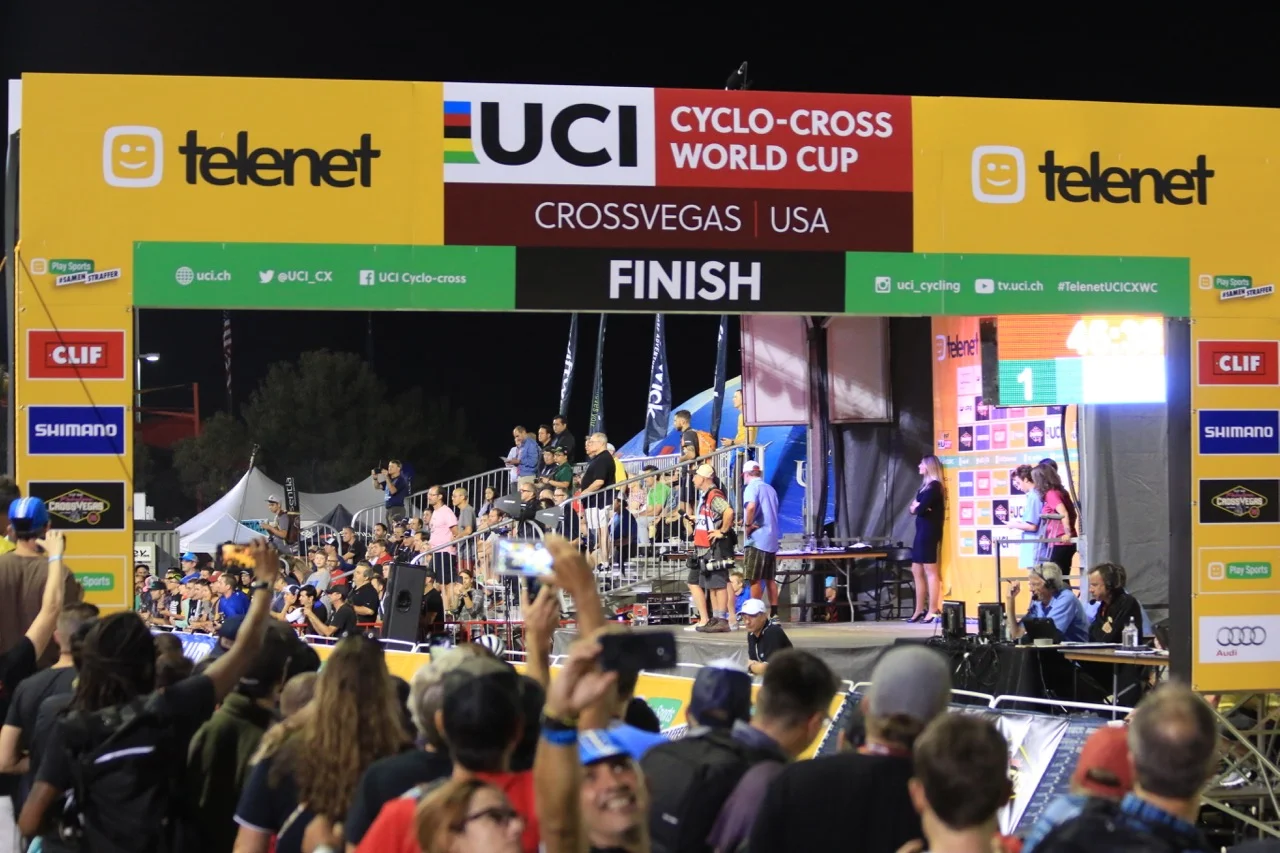 No way I was going to get a shot of the finish with that crowd