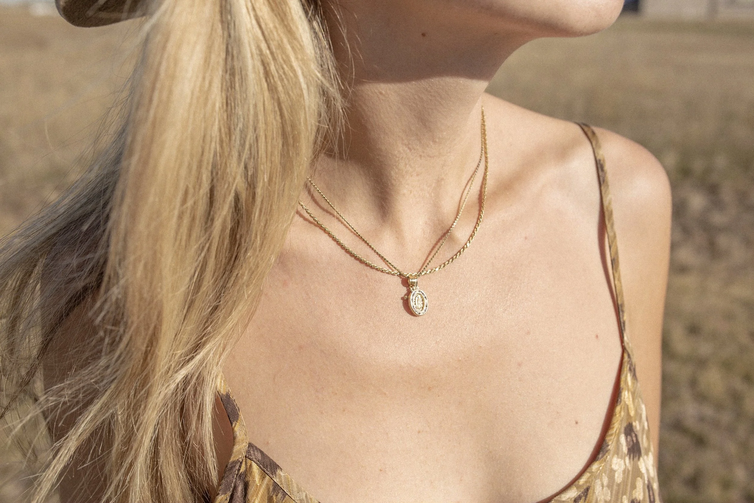 The pretty necklaces I picked up DTLA