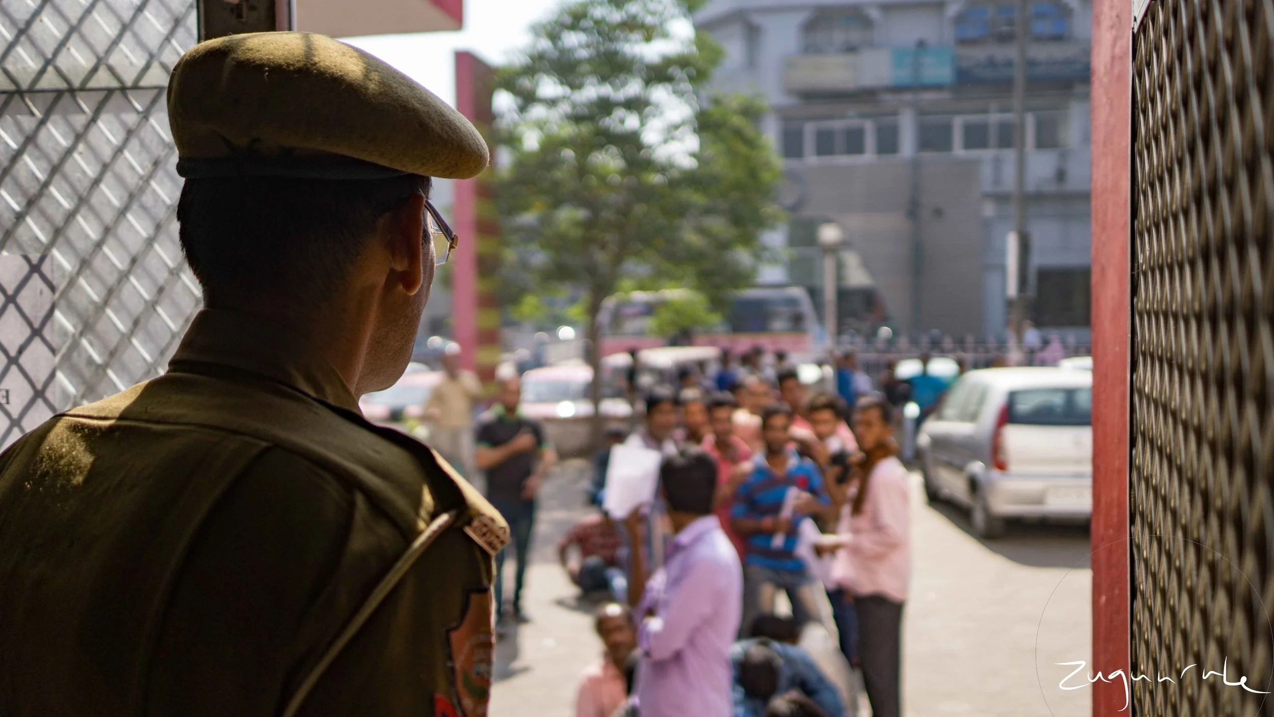 Guard over looking the bank line (Jaipur)