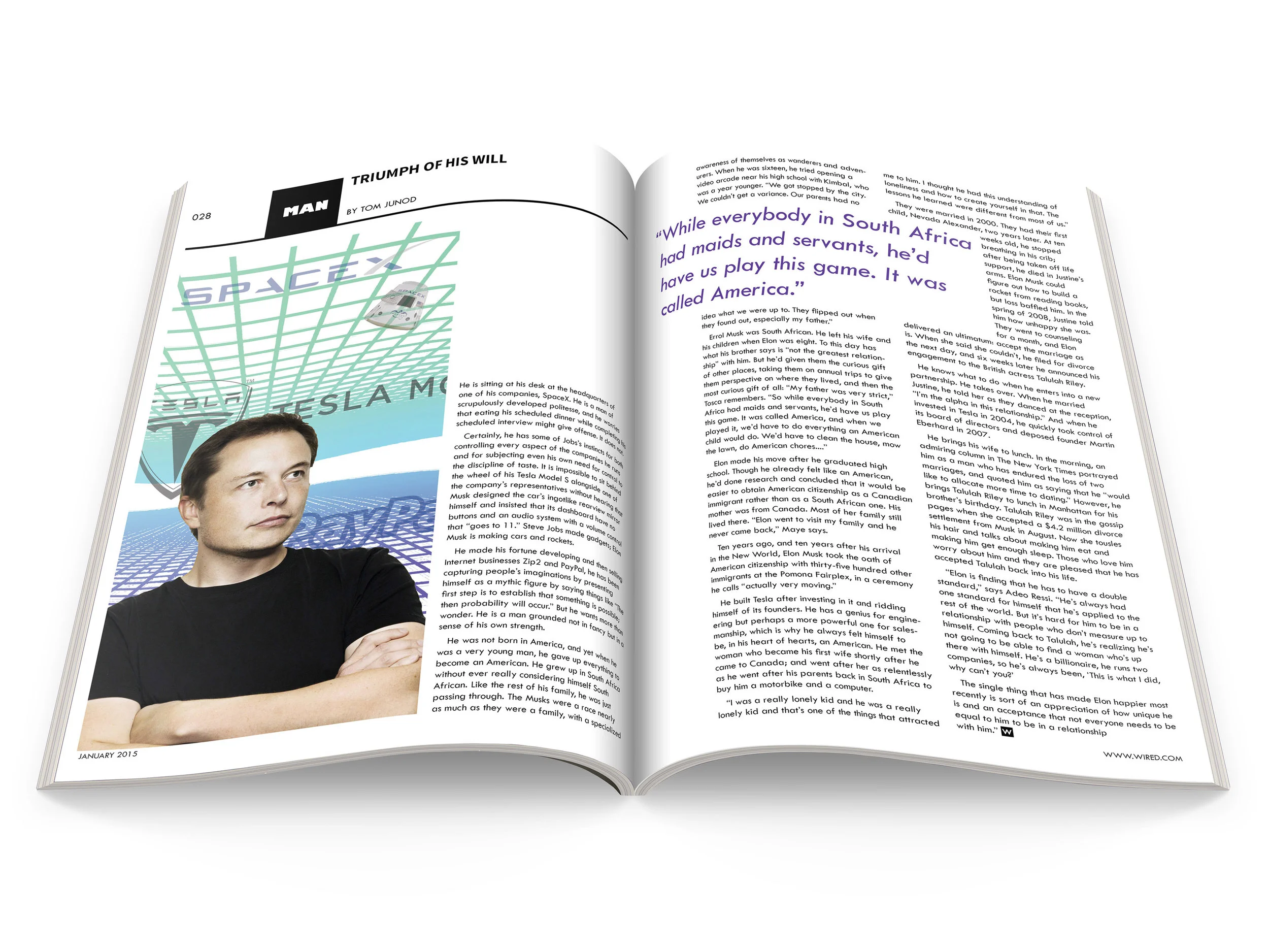 Spread 1: Elon Musk