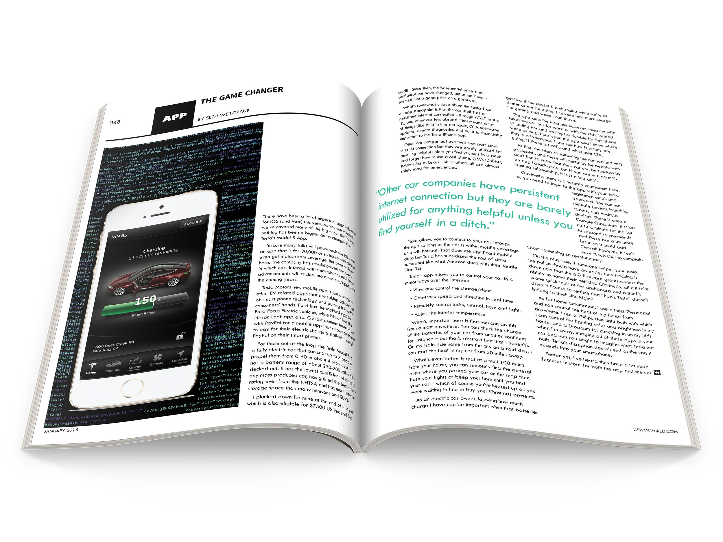 Spread 3: Mobile App