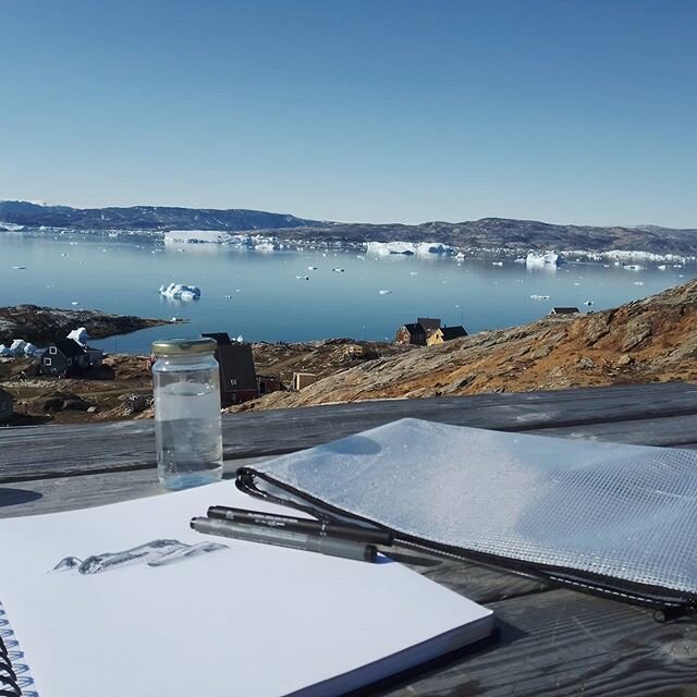 Cette p&eacute;riode me ram&egrave;ne pleins de souvenirs de l'&eacute;t&eacute; pass&eacute;. Quand je m'asseyais des heures sur un banc pour dessiner, quand il fallait aller au rythme du vent qui ne soufflait pas, qu'on se lavait les cheveux entre 