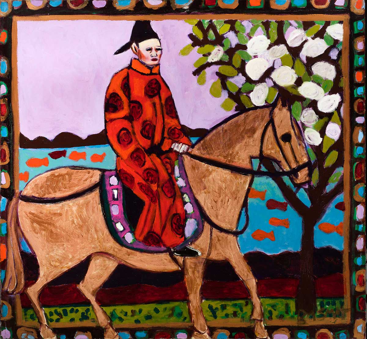    The Horseman &nbsp; - &nbsp;160cm x 170cm, Oil on Canvas  