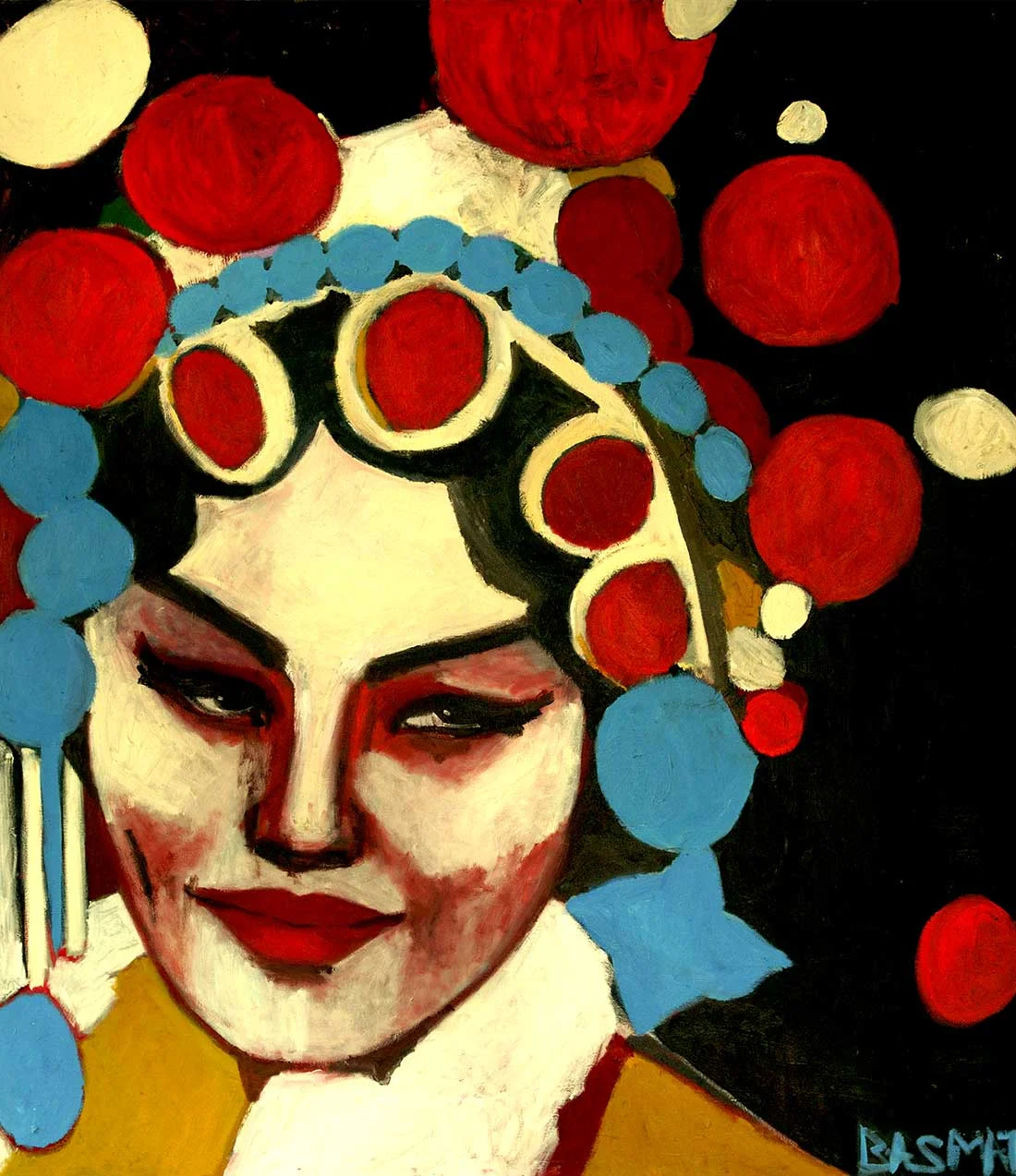 Beijing Opera 6 - 180cm x 210cm, Oil on Canvas