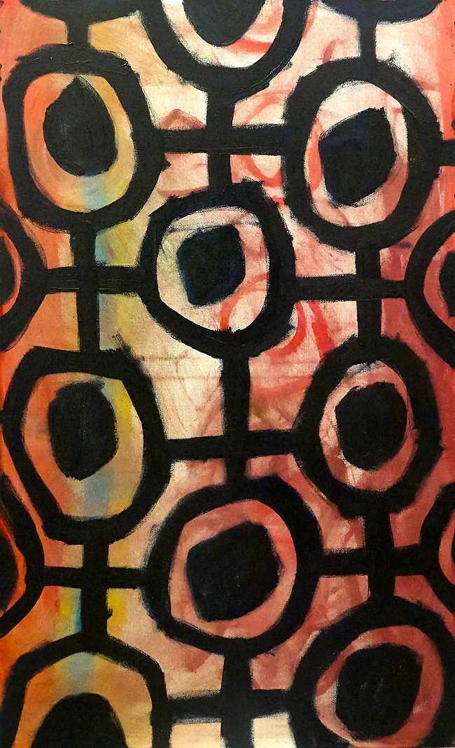 Pattern #20 - 80cm x 130cm, Oil on Canvas