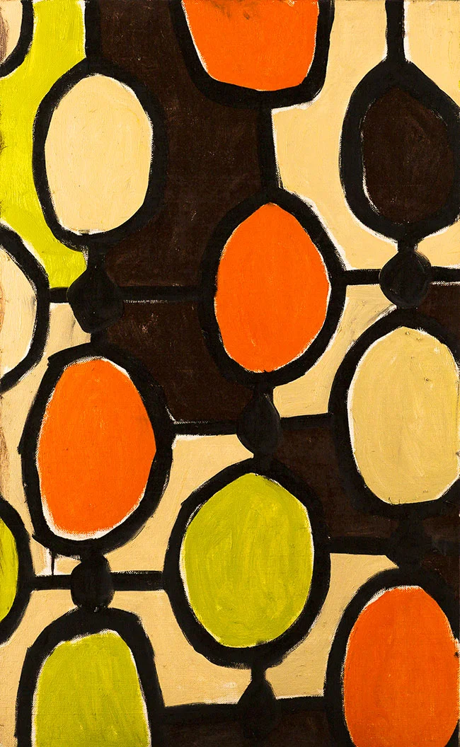 Pattern #32 - 8 0cm x 130cm, Oil on Canvas