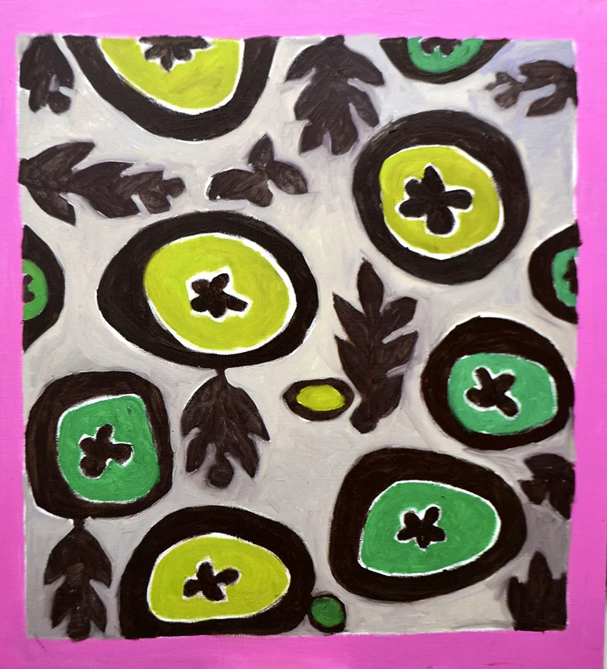 Pattern #29 - 140cm x 150cm, Oil on Canvas