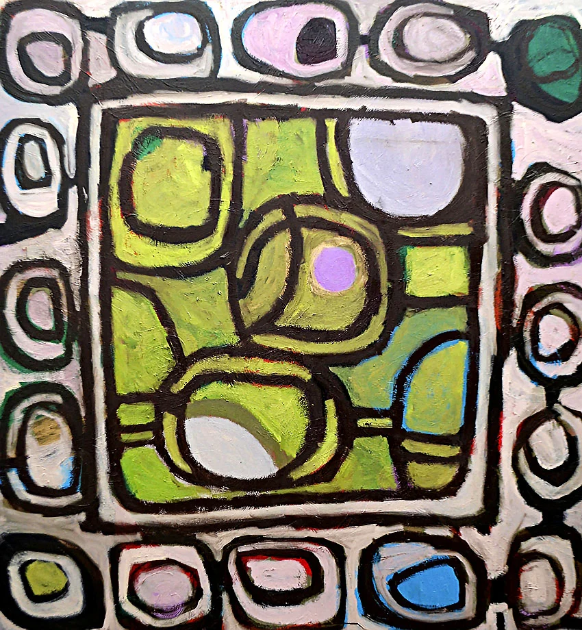 Pattern #8 - 170cm x 180cm, Oil on Canvas