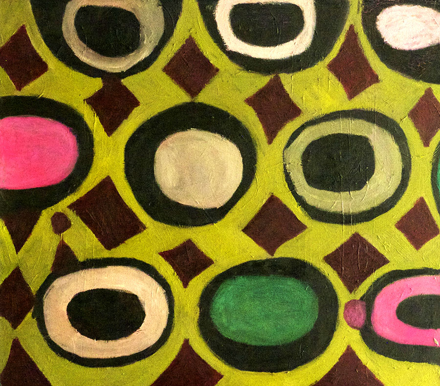    Pattern #24   &nbsp;- &nbsp; 112cm x 127cm,&nbsp;Oil on Canvas  