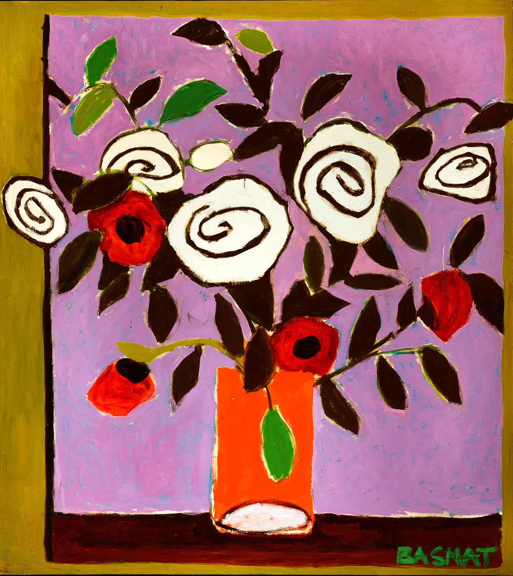 Flowers #4 - 230cm x 174cm, Oil on Canvas