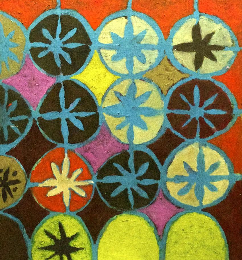 Pattern #21 - 120cm x 130cm, Oil on Canvas