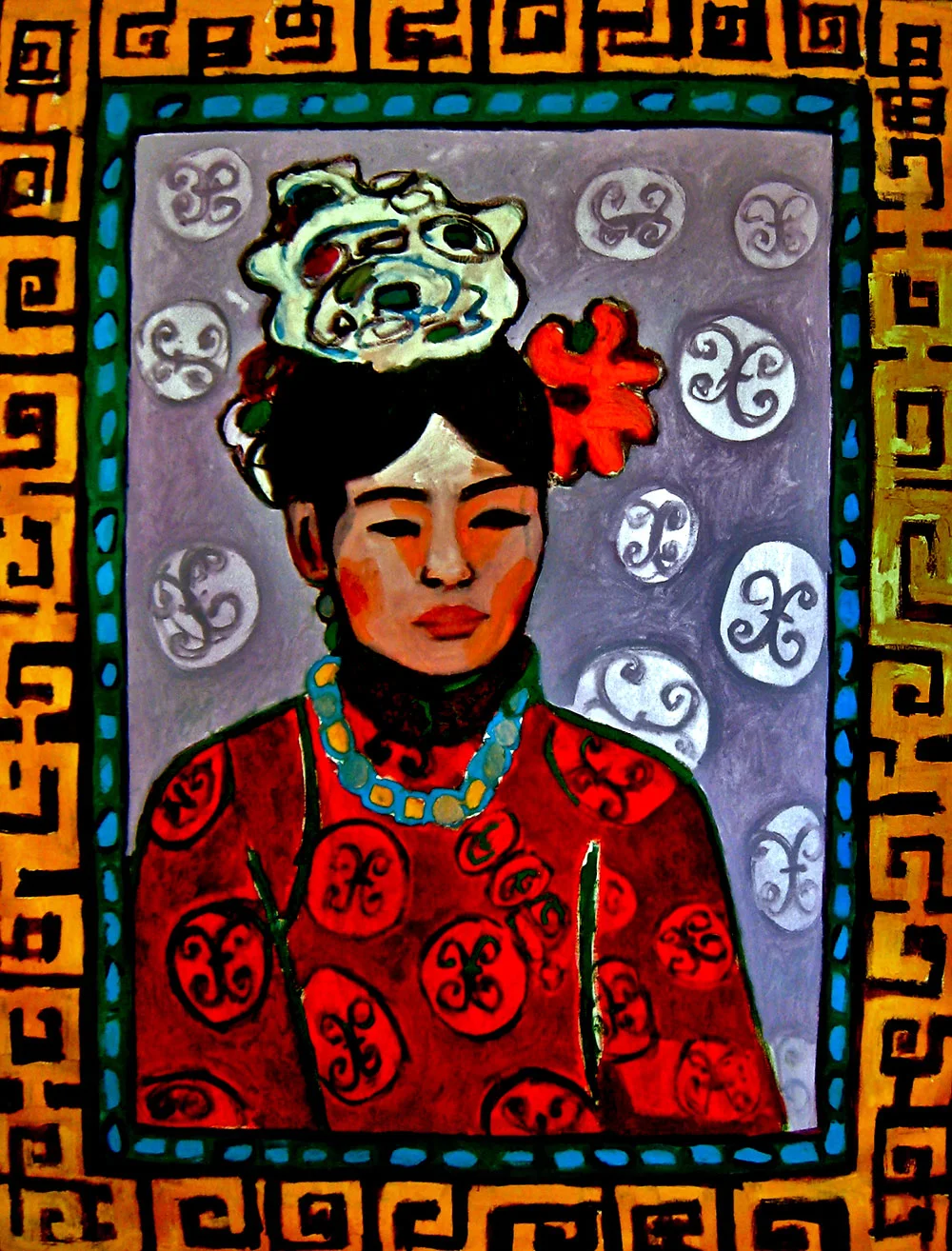 Wong Rong - 226cm x 174cm, Oil on Canvas