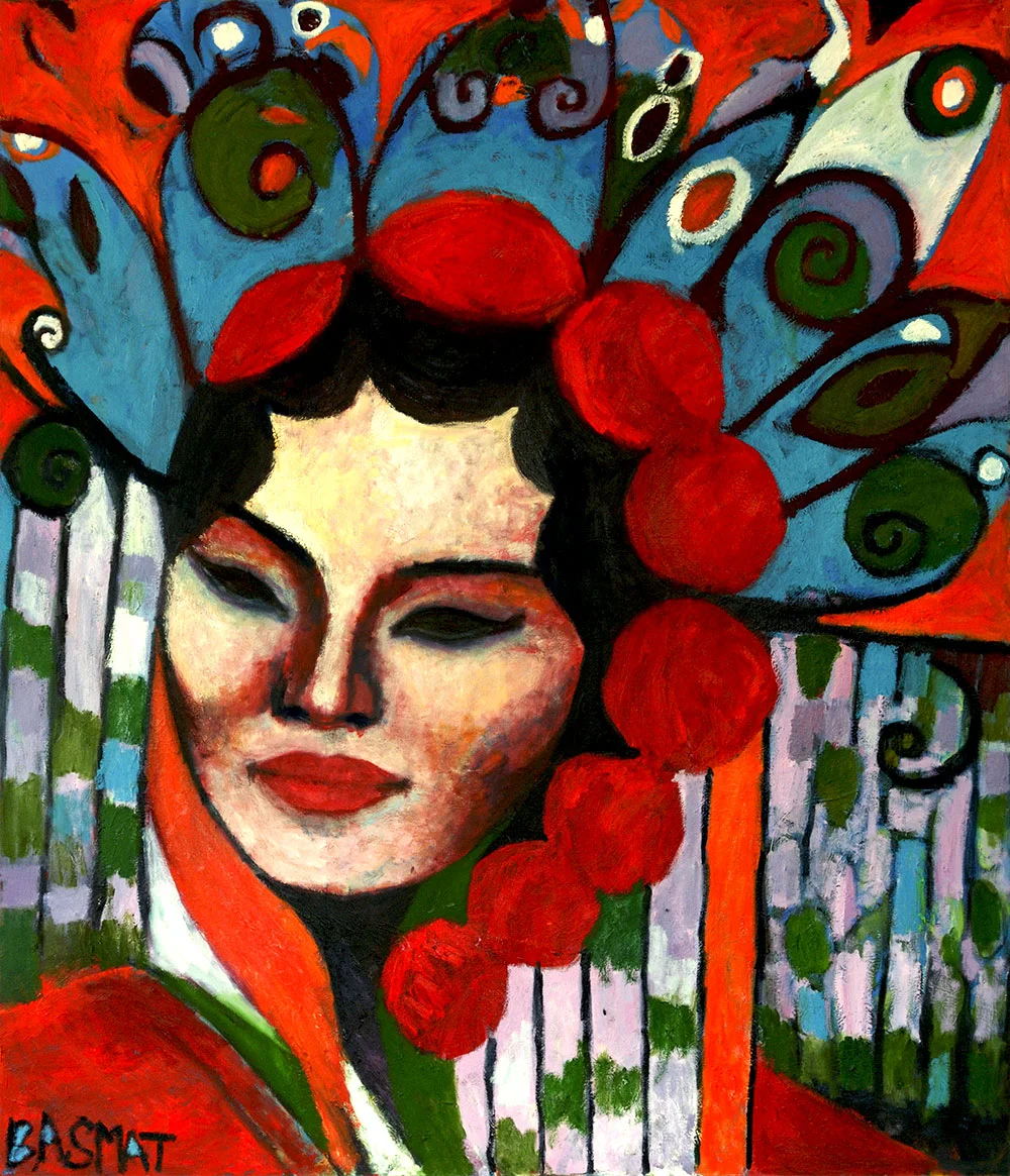 Beijing Opera 8 - 180cm x 220cm, Oil on Canvas