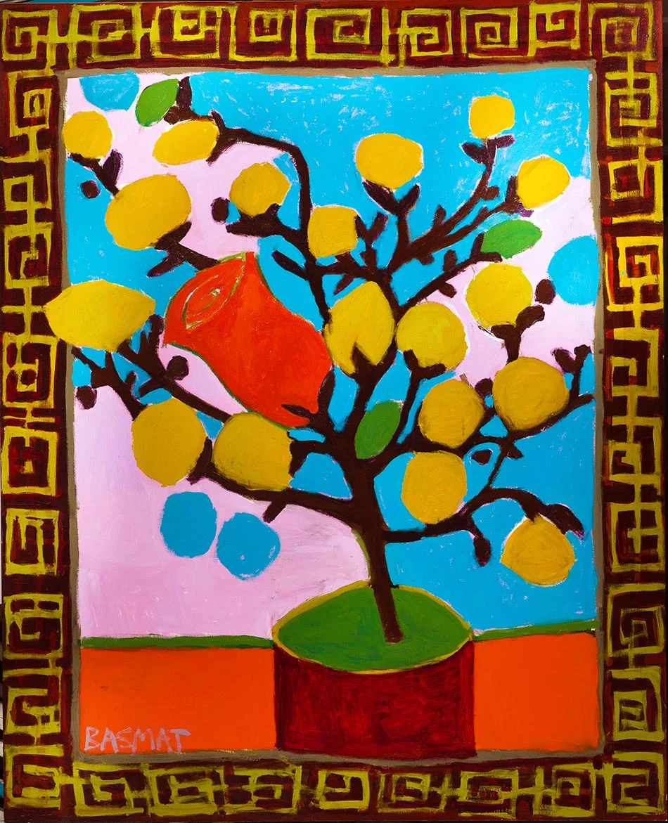 Flowers #2 - 230cm x 174cm, Oil on Canvas