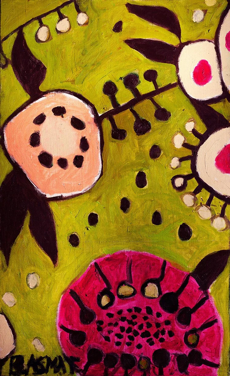 Flowers #20 - 130cm x 80cm, Oil on Canvas