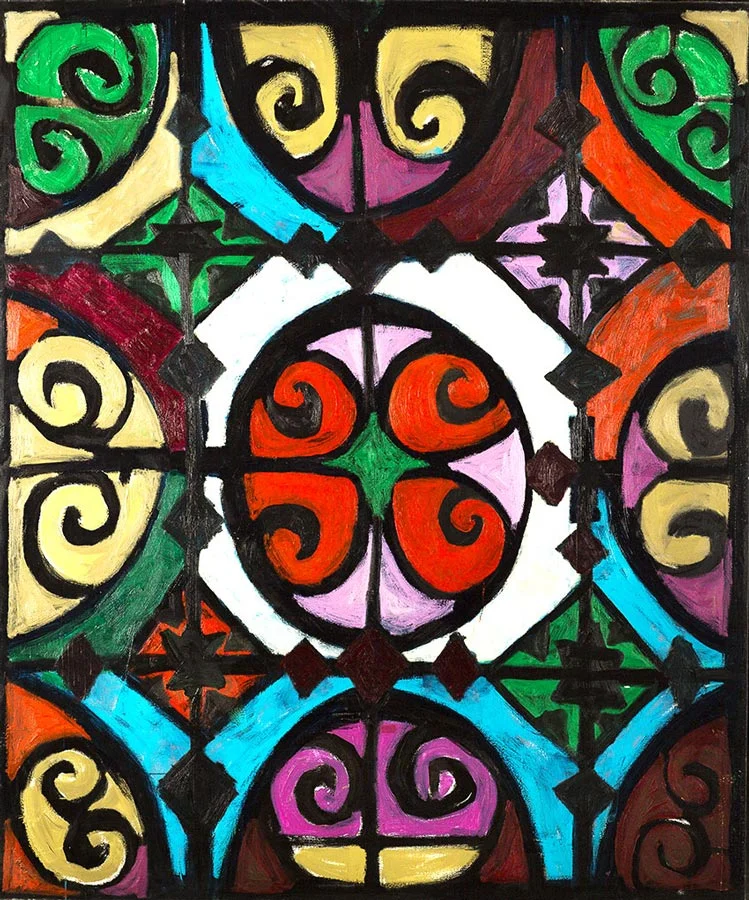 Pattern #1 - 155cm x 180cm, Oil on Canvas
