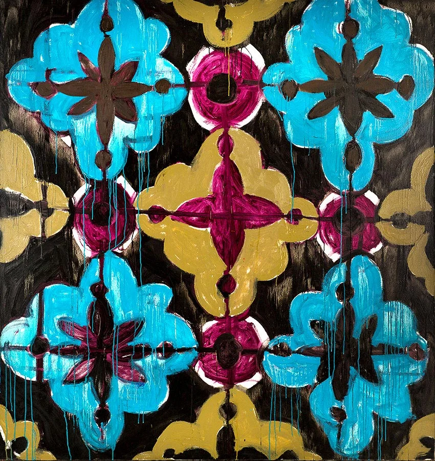 Pattern #3 - 170cm x 180cm, Oil on Canvas