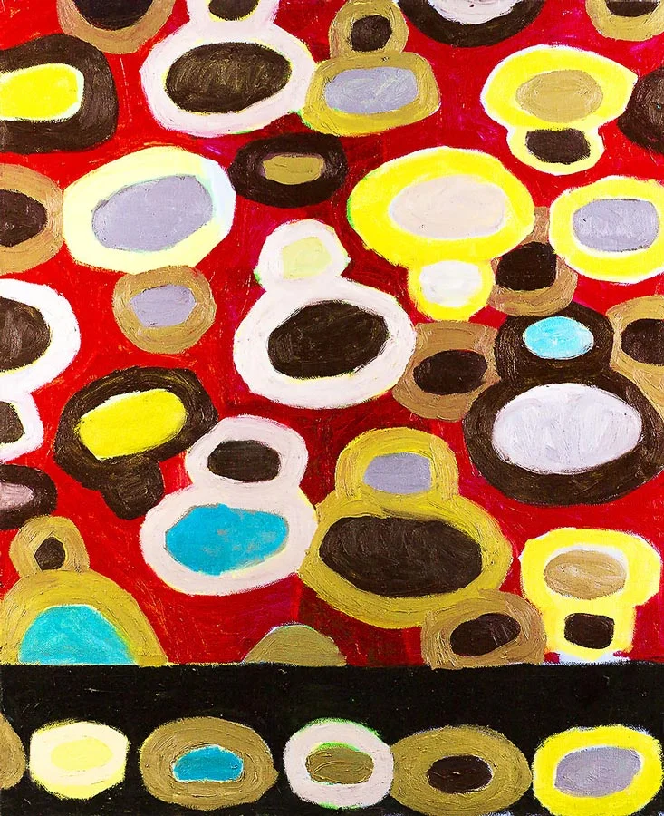 Pattern #27 - 140cm x 155cm, Oil on Canvas