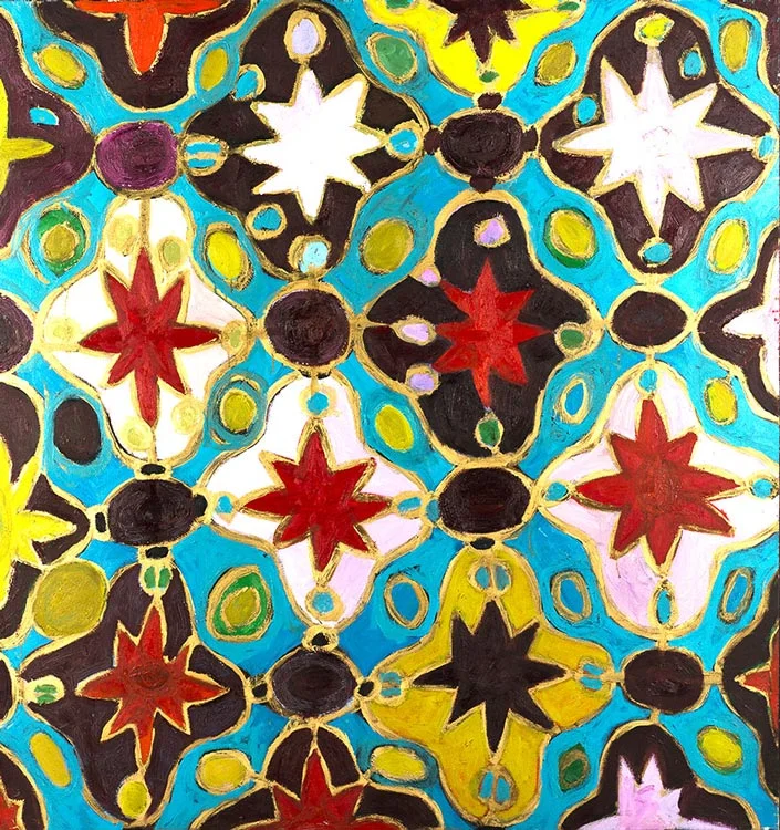 Pattern #9 - 160cm x 170cm, Oil on Canvas