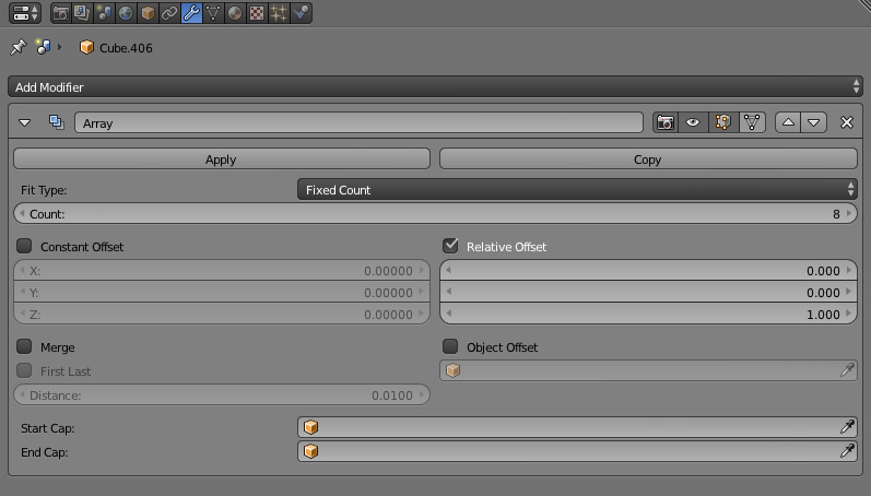 Array modifier