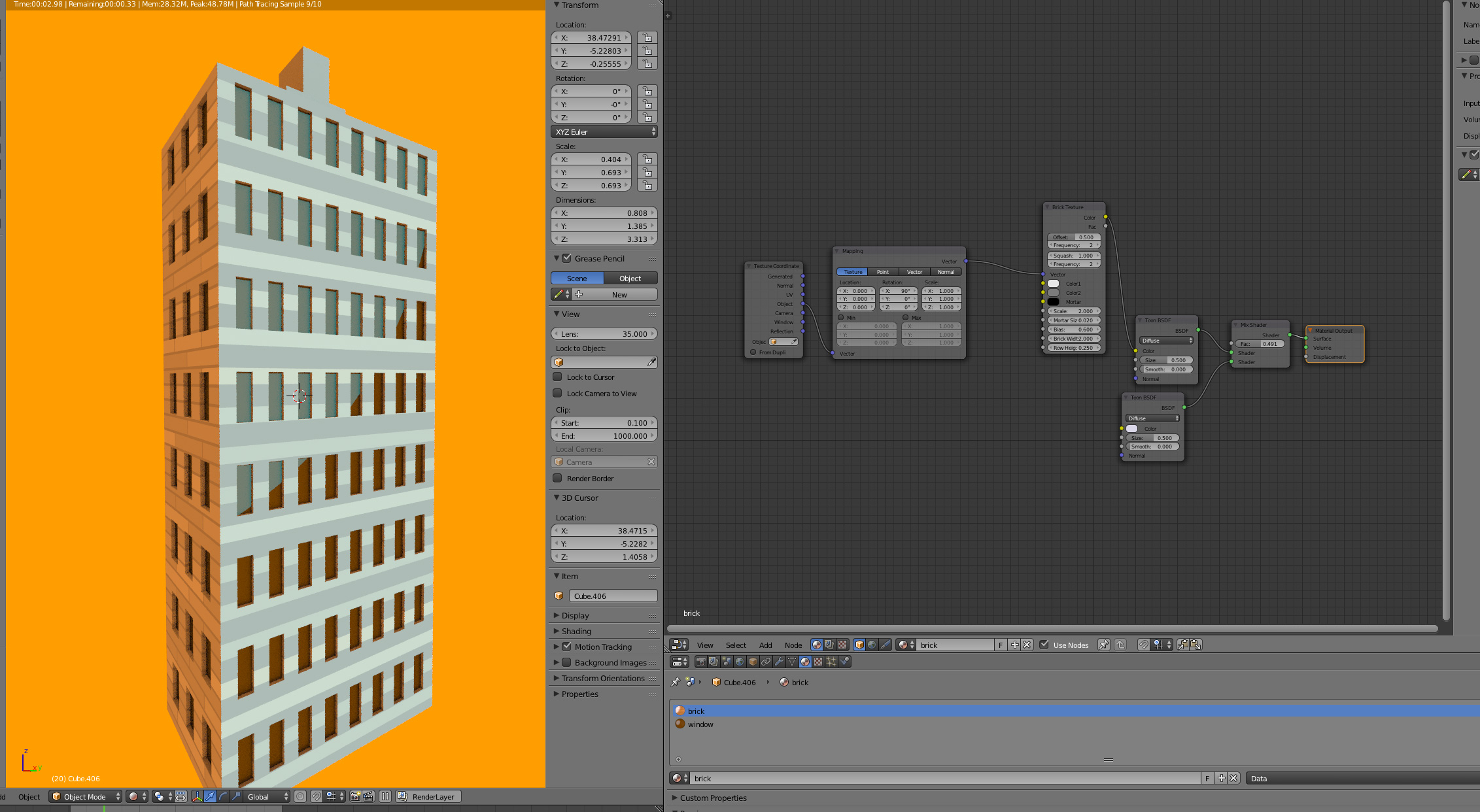Building texture