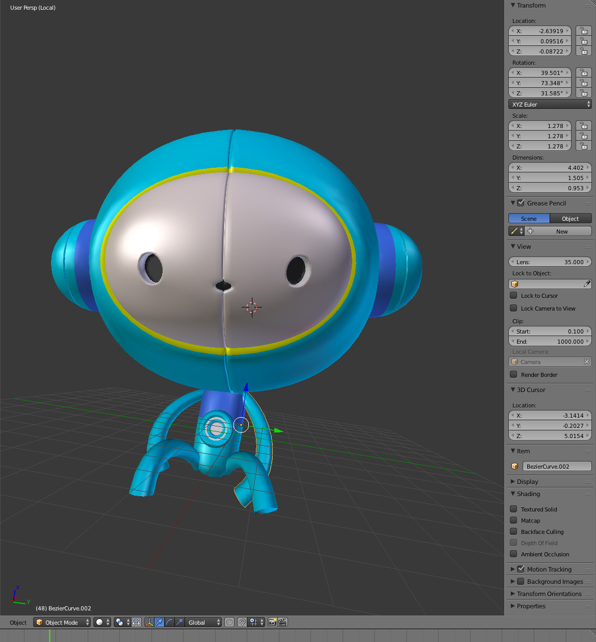 Simple robot model