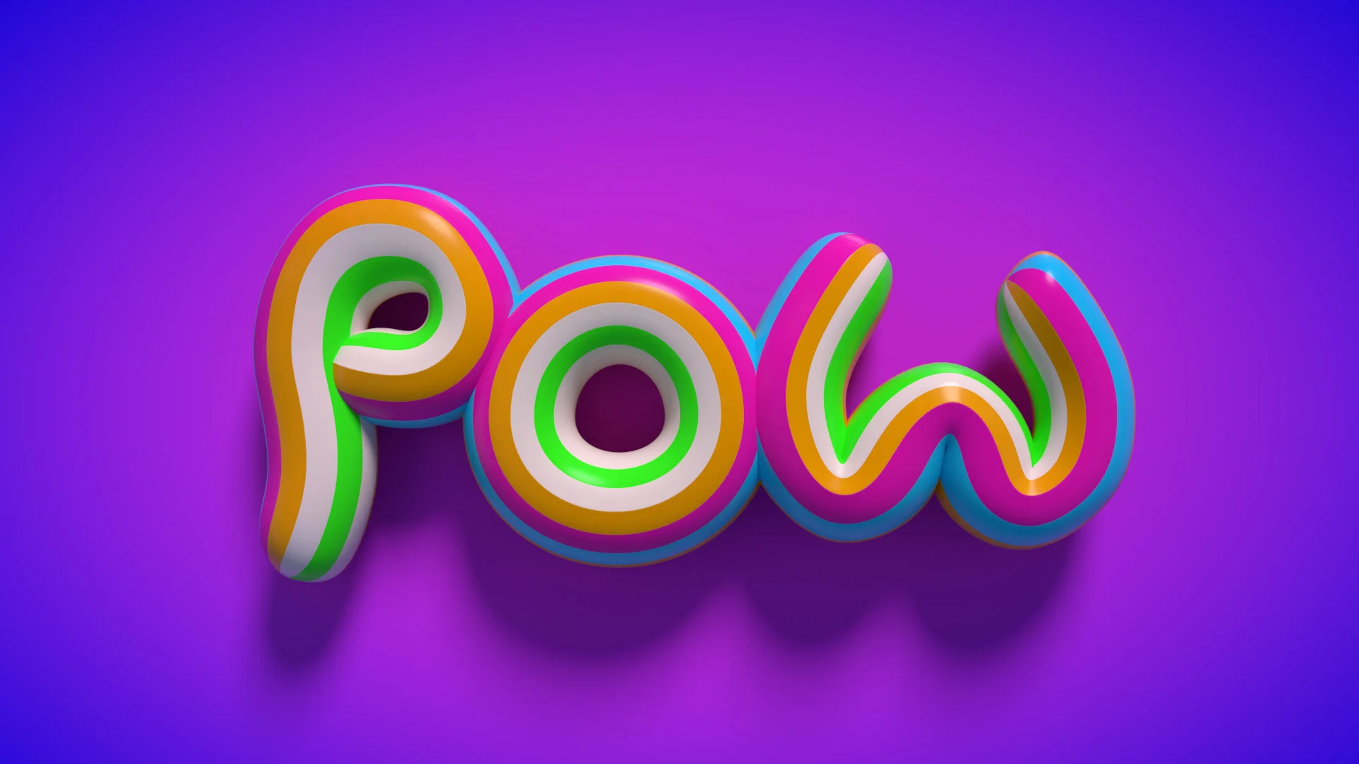 3D typography