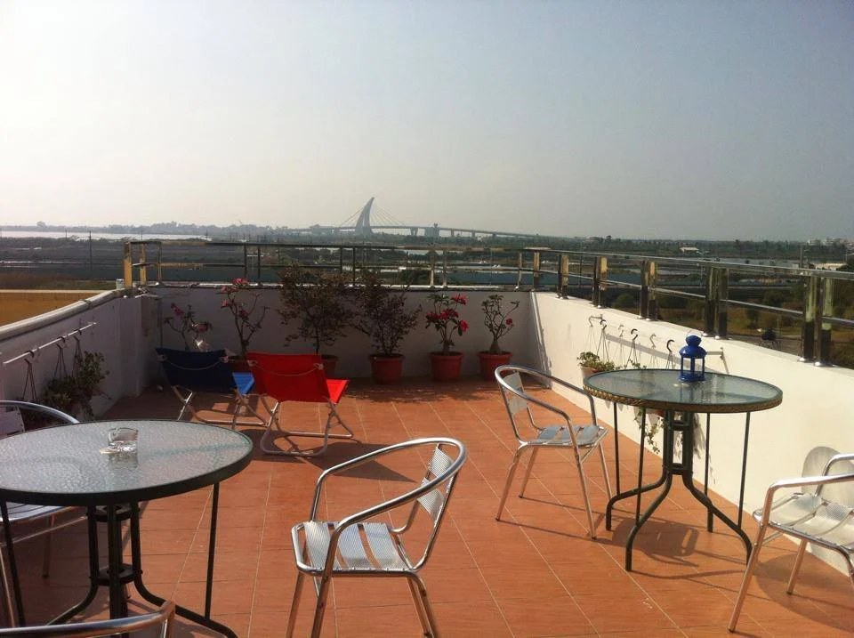 Relax on the roof, drink beer, read a book