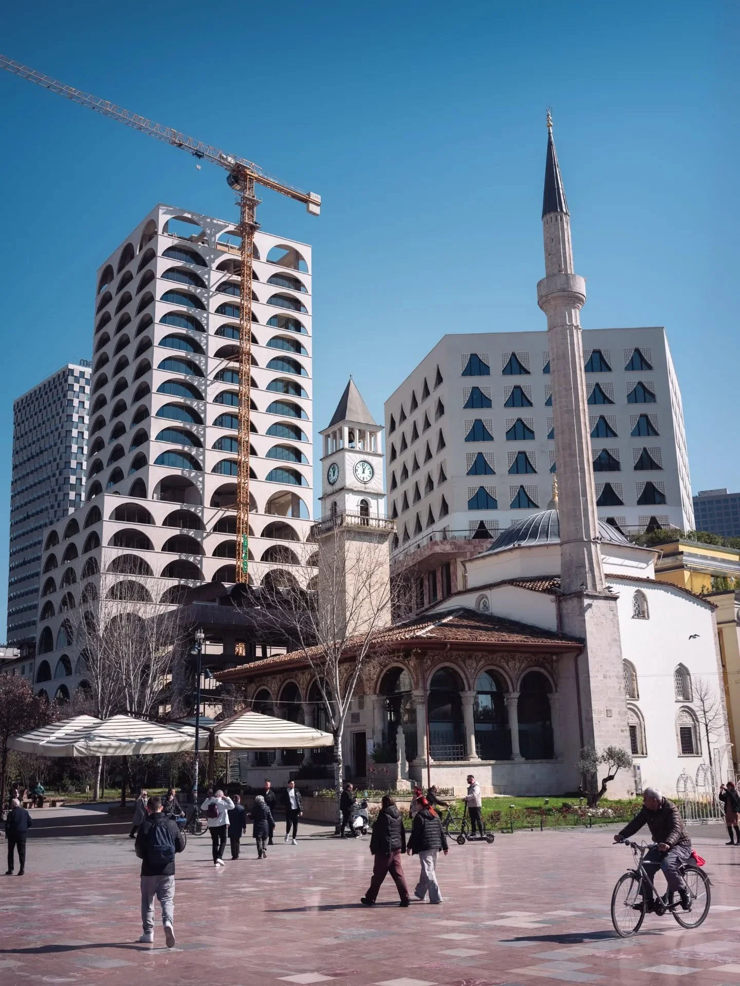 Albania's modern capital Tirana had quite a surprising architectural vibe

#tirana #albania #modernarchitecture #architecturelovers #tiranalifestyle #europetravel #europetrip #ArchitecturalBeauty