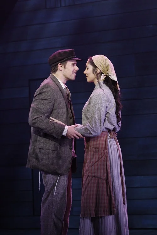 Blake Bowden and Monica Swayne as Hodel and Perchik