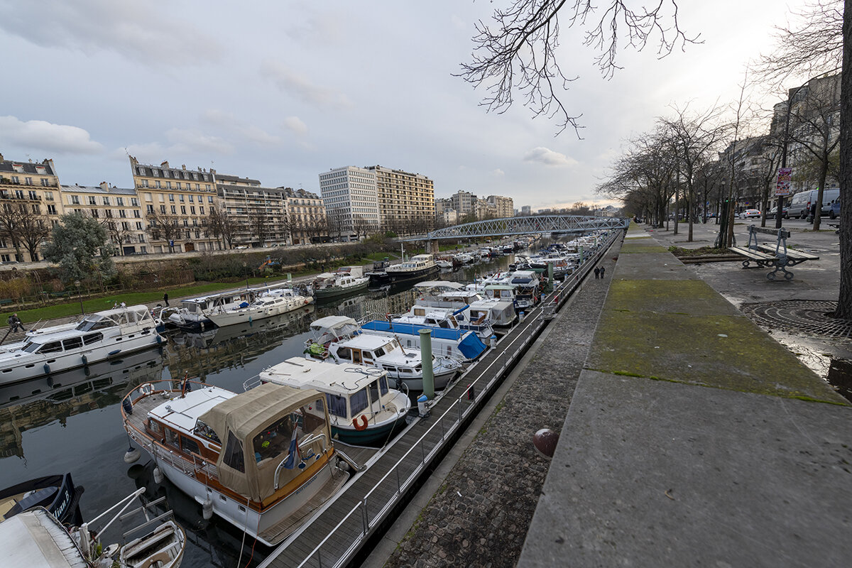 The Jardin du Bassin de l'Arsenal is a public park in the 12th a