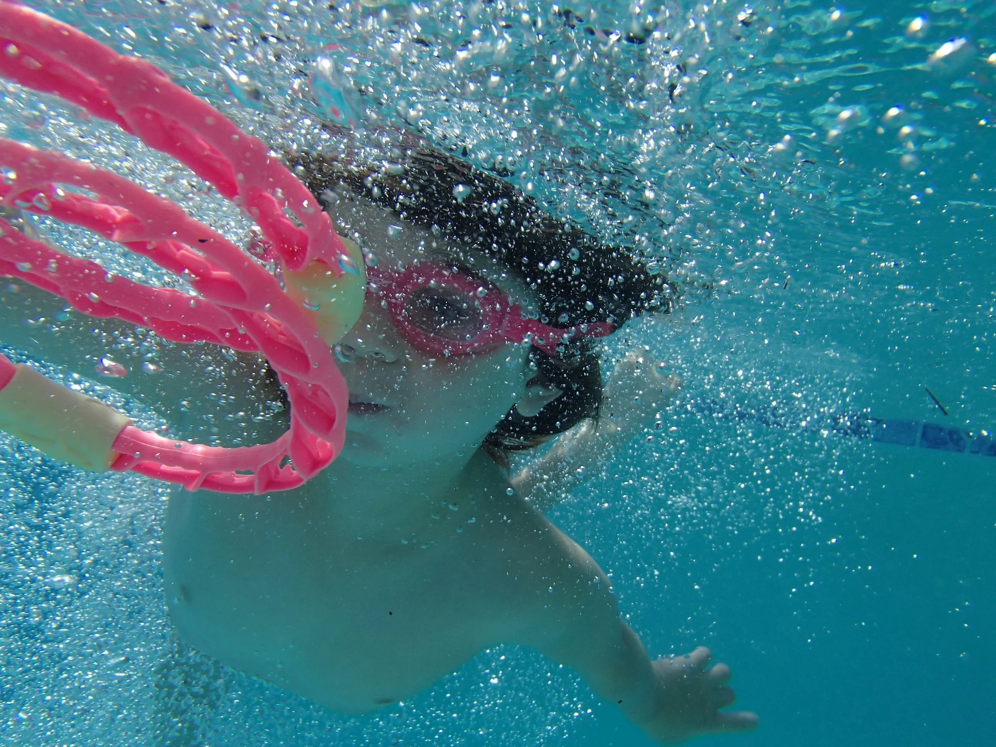 pink and blue