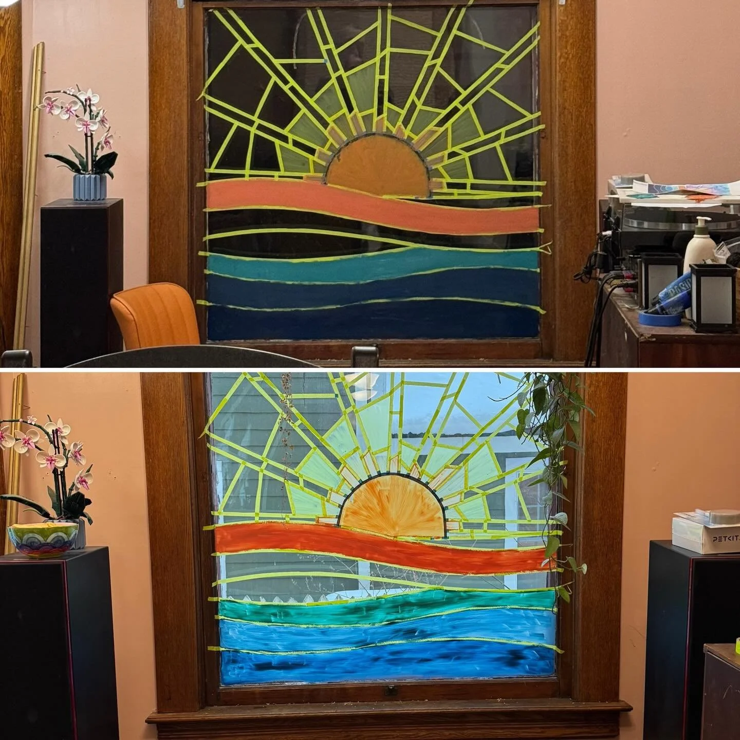 Apparently this kind of painting is easier if you are not a night owl and can actually paint when there is sunlight. 

I am just floored by how the water colors seemed to change in value&hellip;. But I need to get going earlier in the day it seems&he