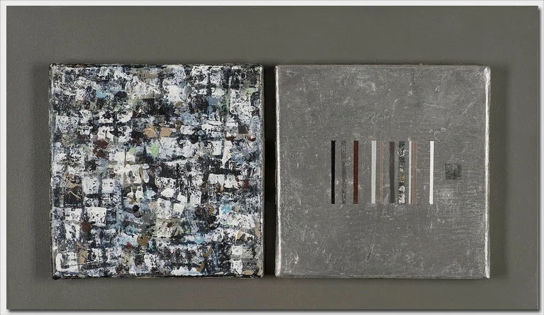  'Dialogue’ (diptych) 2010. Oil on canvas  